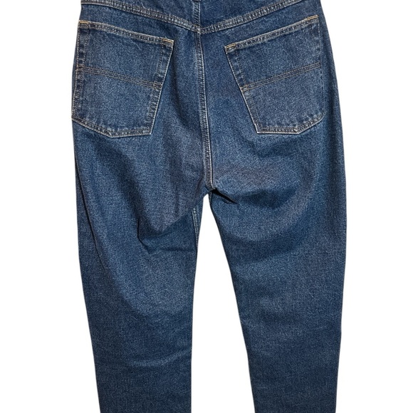 Guide Gear Women's Jeans Sz 8 Med Wash Plaid Flannel Lined Straight Leg Denim - Picture 2 of 10